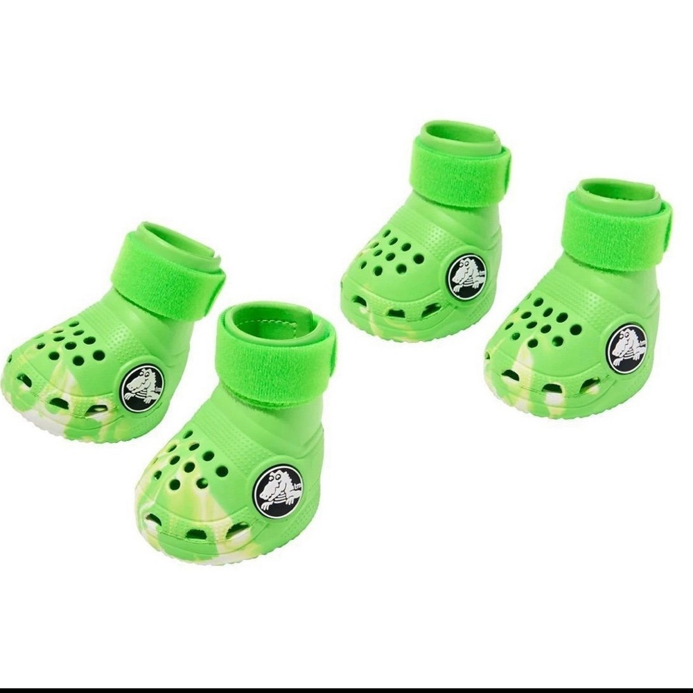 Crocs for dogs! Size small With Velcro.